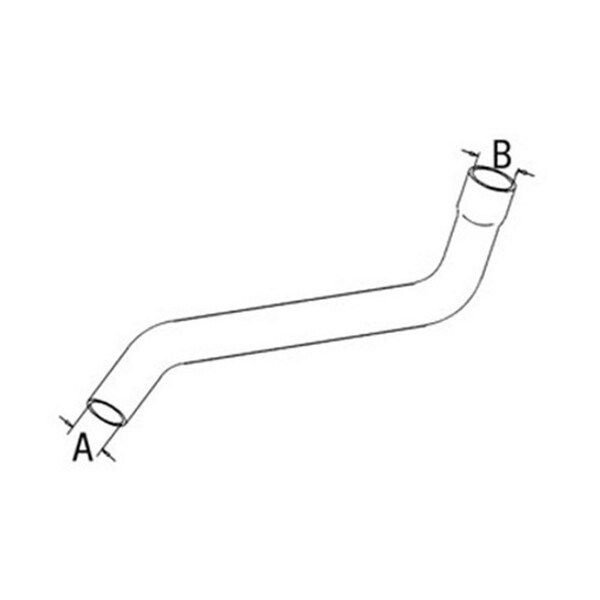 Aftermarket Upper Radiator Hose Fits Case-IH Gas Tractor 284 1002776C2 - main